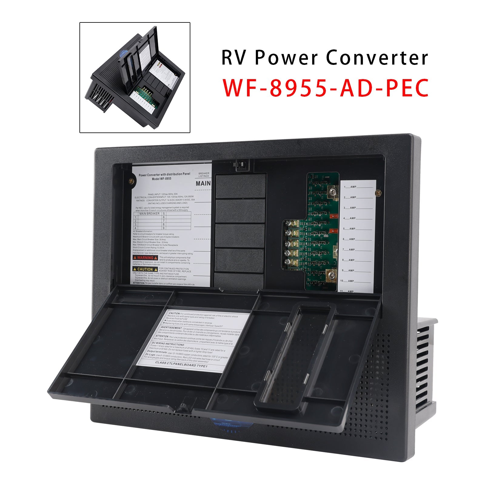 WF-8955-AD-PEC WF-8955-AD Invertitore di potenza 8900 per camper, 55A