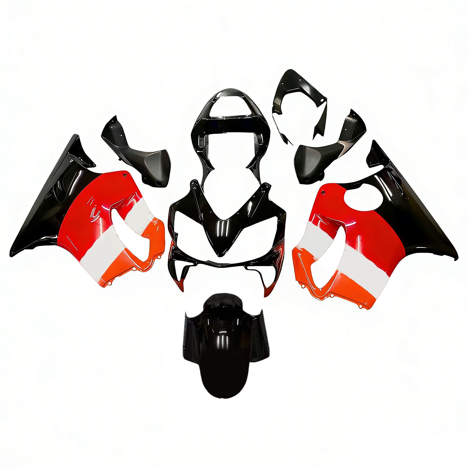 Kit de carénage par injection, carrosserie en plastique ABS, compatible avec Honda CBR600 F4i 2001-2003