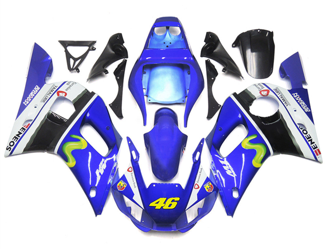 Kit de carénage par injection , carrosserie en plastique ABS Pour Yamaha YZF 600 R6 1998-2002