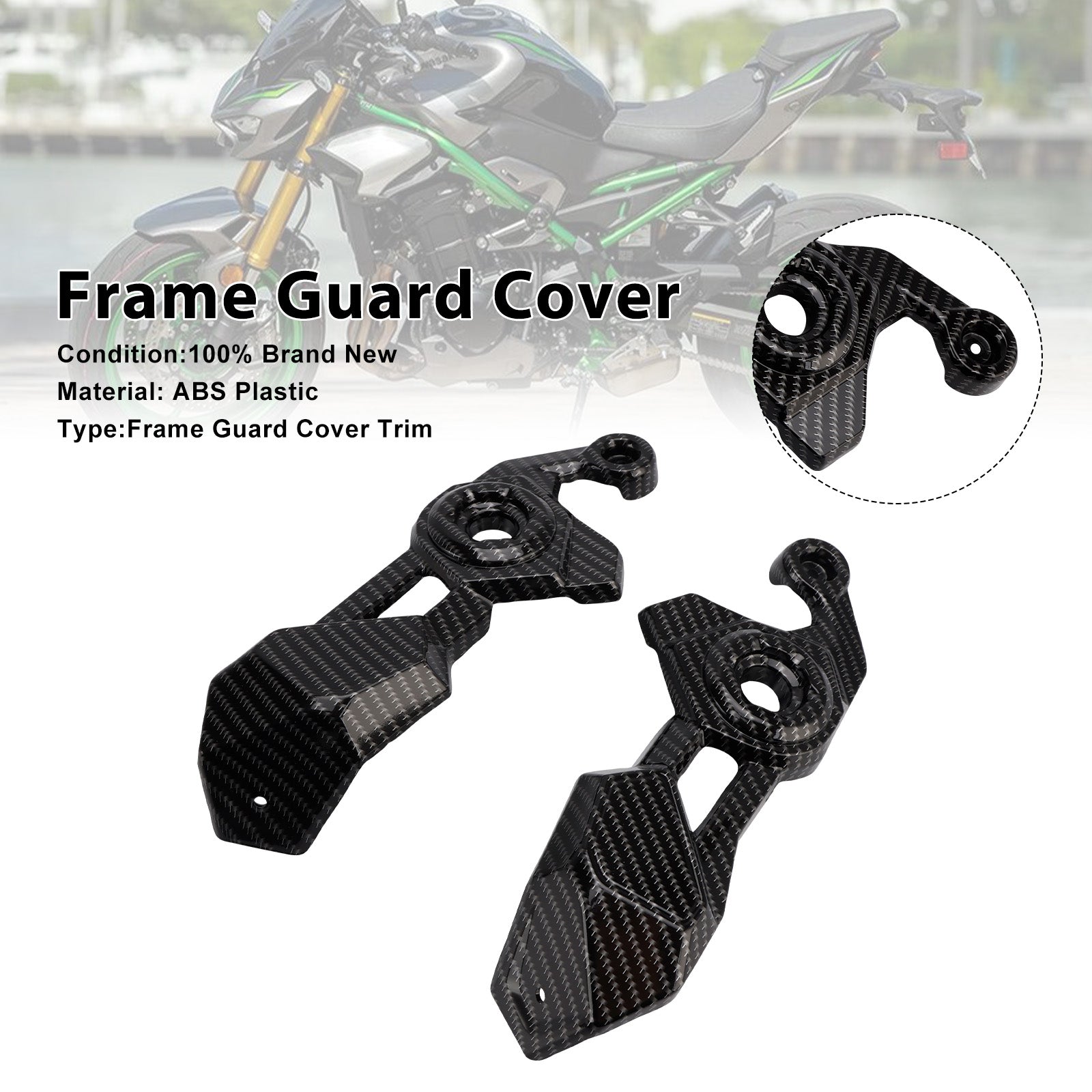 Carénage de protection latérale de cadre pour Kawasaki Z900 2025-2026