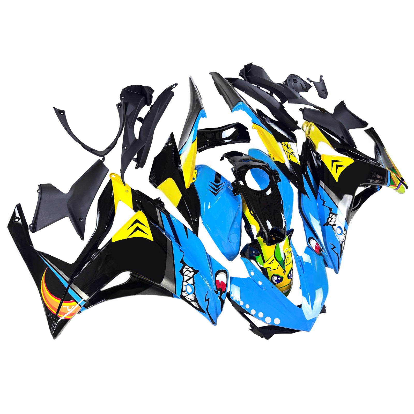 Kit de carénage en plastique ABS injecté pour Yamaha YZF-R3 2014-2018 R25 2015-2017