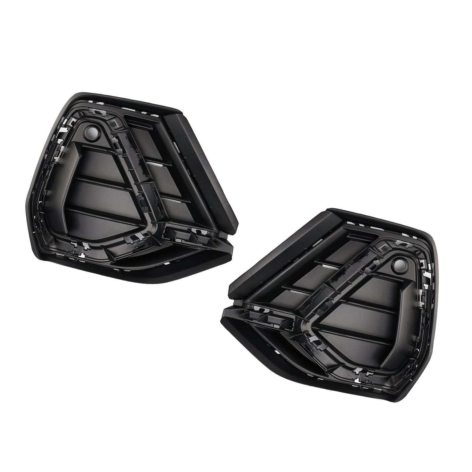 Glanzend zwarte voorbumpergrille voor Audi Q3 S-Line 2019-2022 (2 stuks)