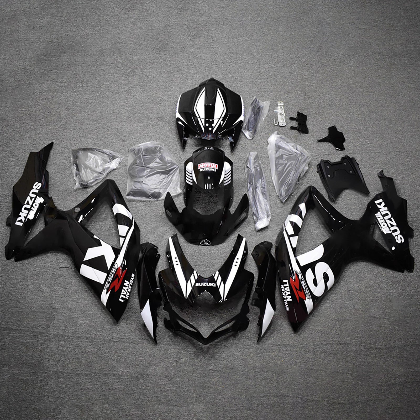 Kit de carénage injecté en plastique ABS pour Suzuki GSXR 600/750 2008-2010 K8