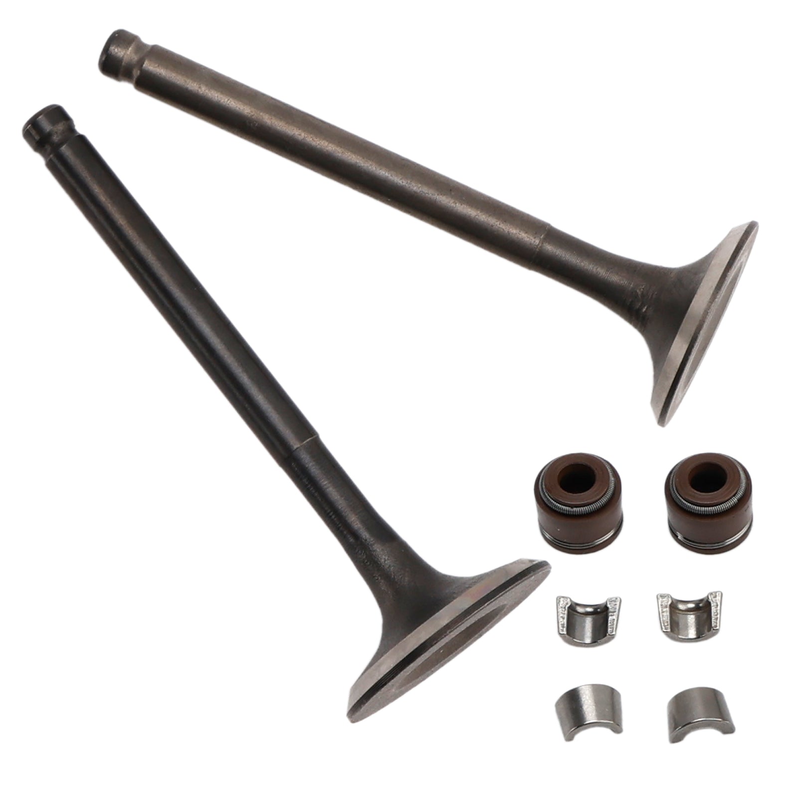 Kit de soupapes d'admission et d'échappement 65 mm pour GY6 125cc Baotian Benzhou Rex Znen Lifan 125