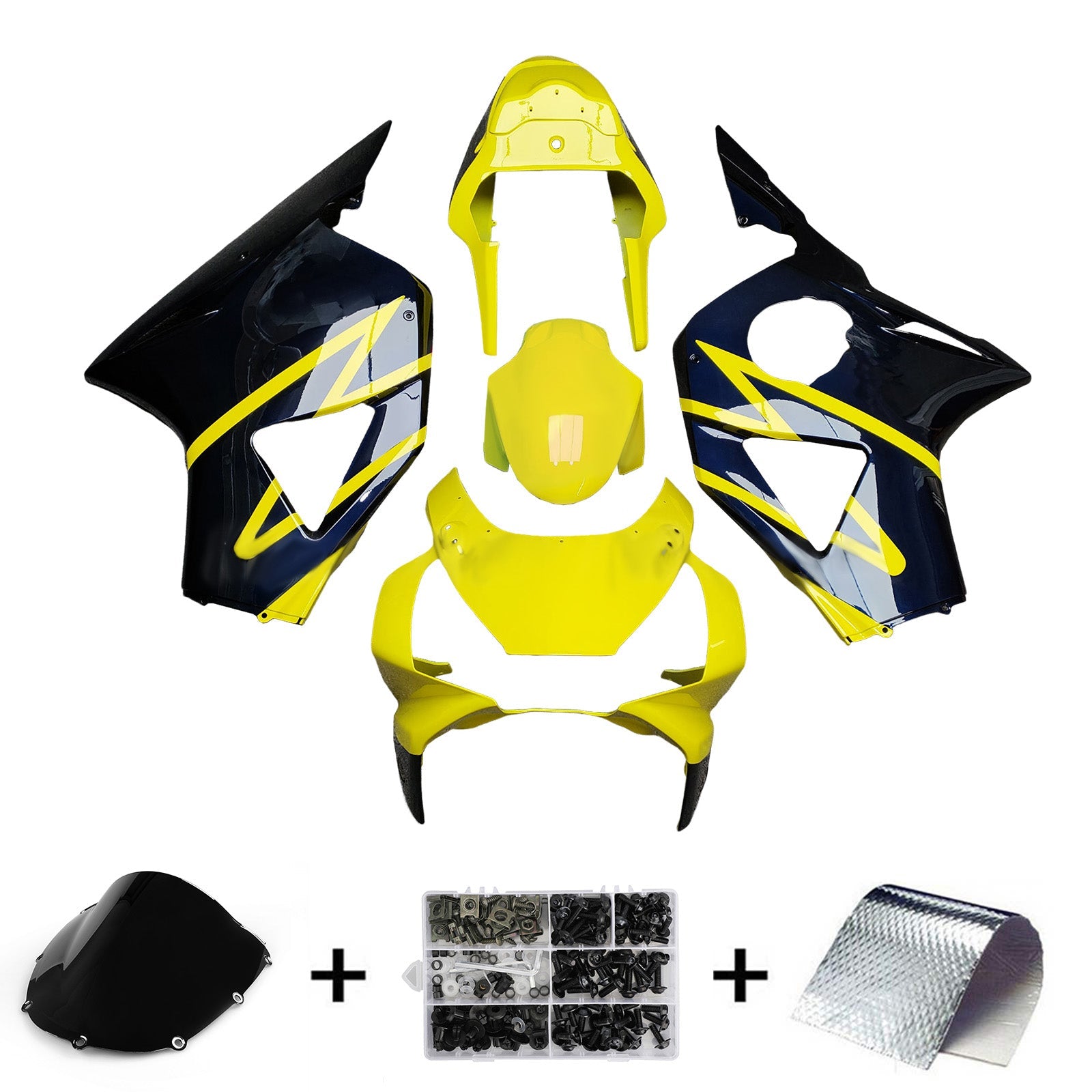 Kit van een tekort geïnjecteerd in ABS-plastic voor Honda CBR954 2002-2003