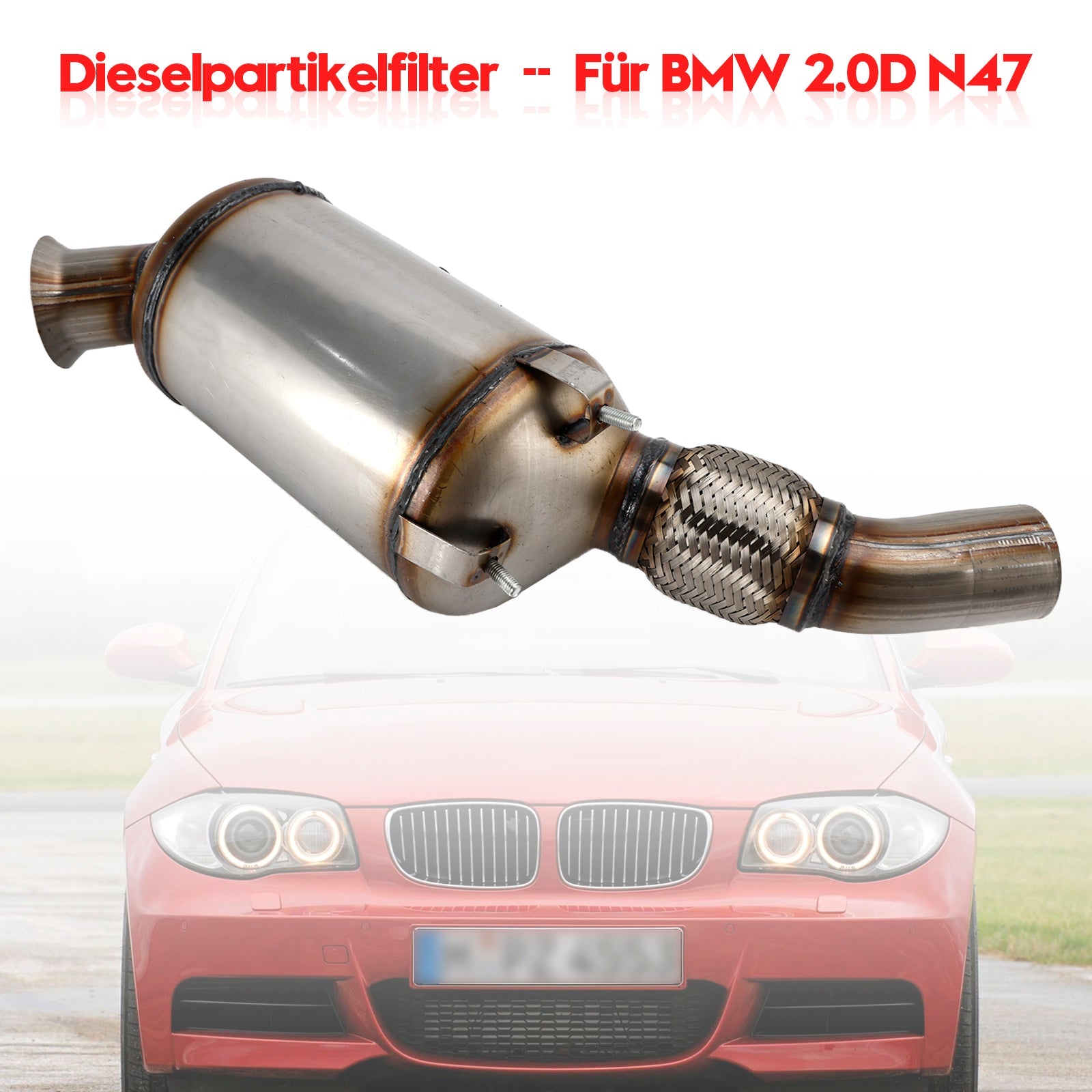 Diesel Deeltjesfilter DPF 18307812279 18307812281 voor BMW 120D E81/E82/E87/E88 N47