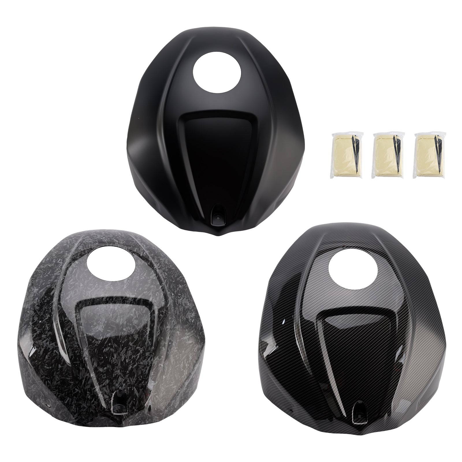 Garniture de carénage de couvercle de réservoir d'essence pour Aprilia RSV4 2021-2024