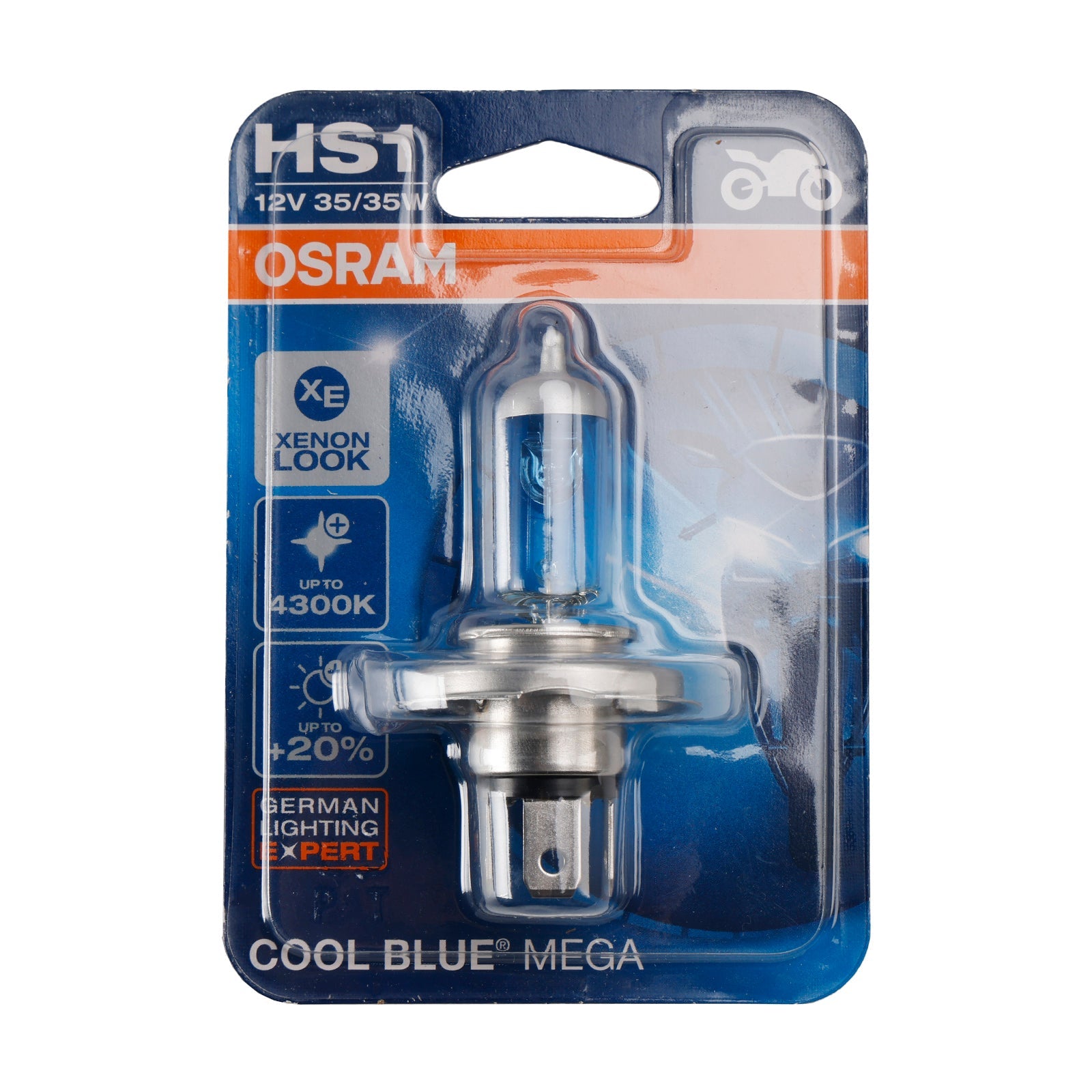 Fresco blu mega motocicletta fuoco hs1 64185cbm px43t 12 v 35/35 w 4 300 K per Osram