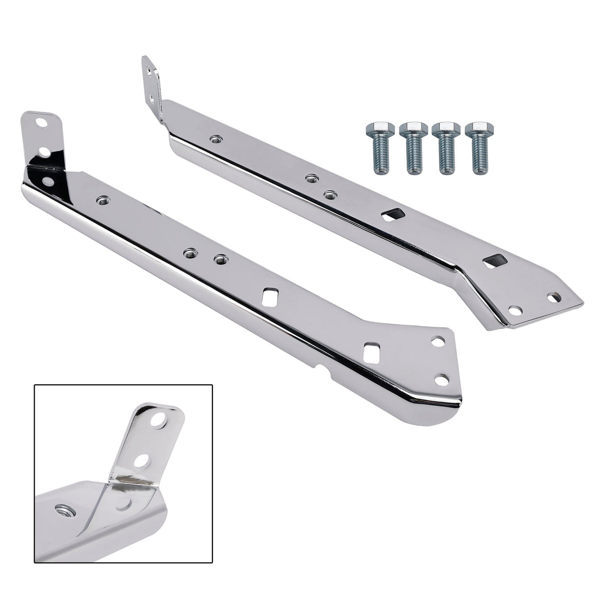 Paire de supports de rails de sacoches 90718-79C pour Touring Road Glide Flt 85-08