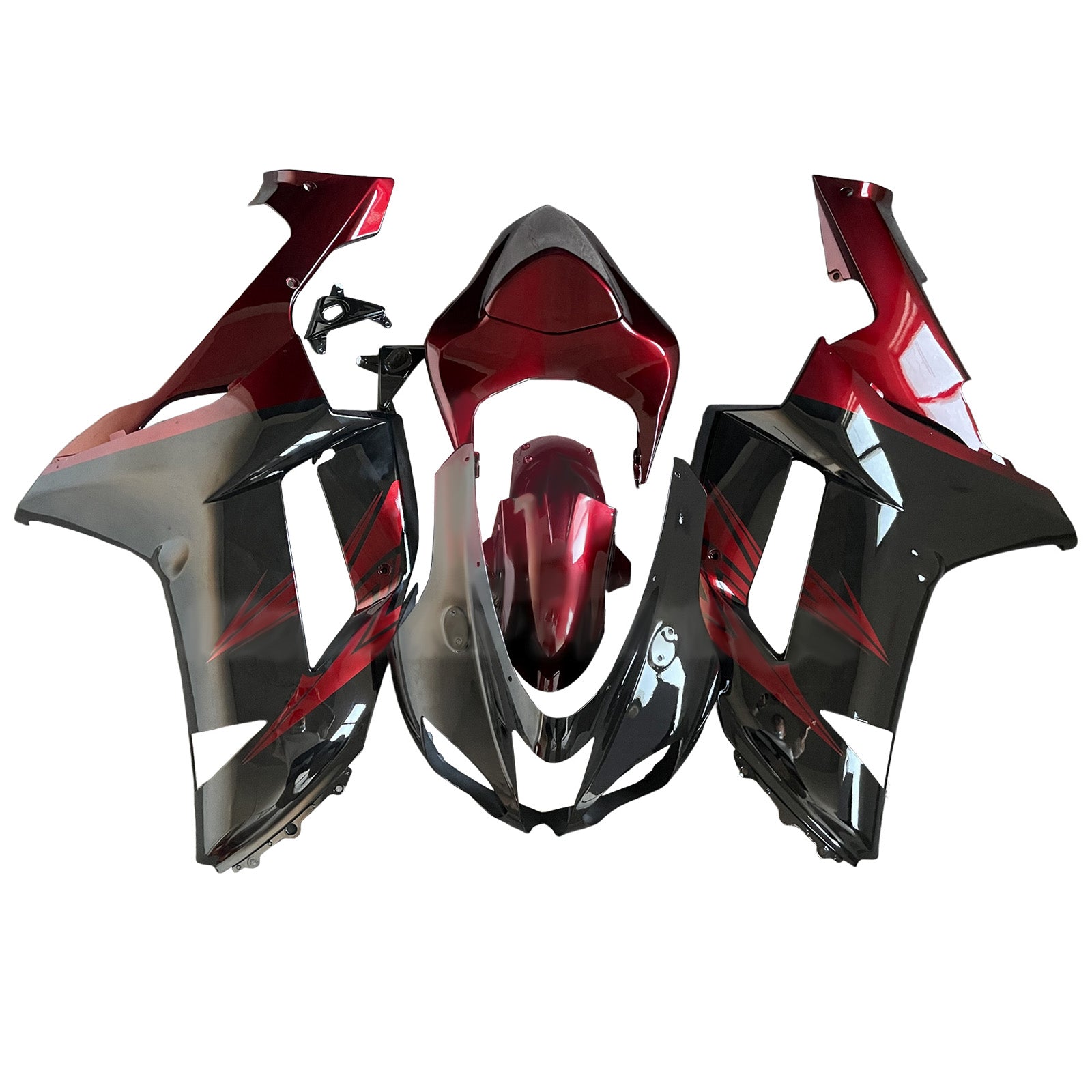 Kit de carénage par injection, carrosserie en plastique ABS pour Kawasaki ZX6R 636 2007-2008
