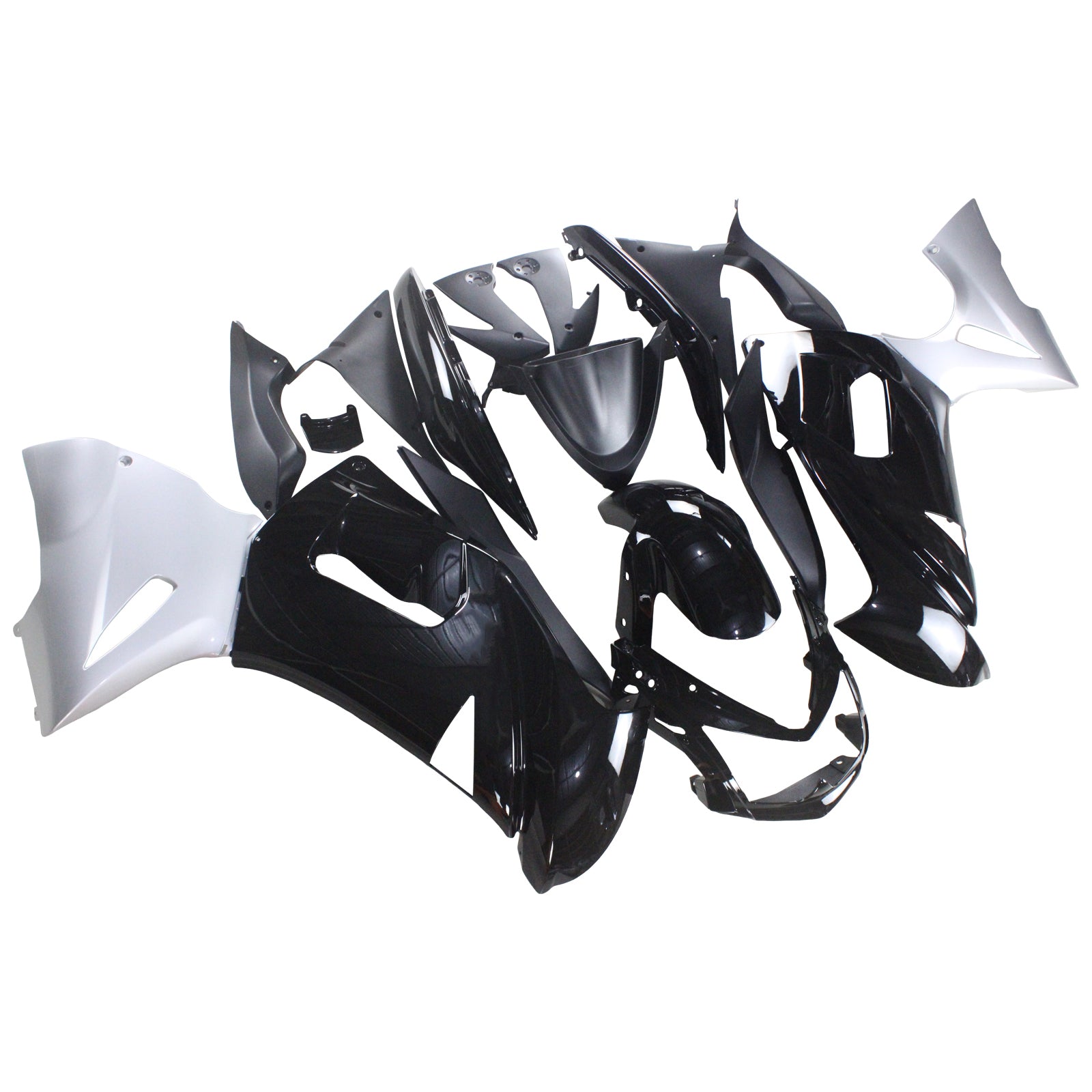 Kit de carénage par injection, carrosserie en plastique ABS, compatible avec Kawasaki ER6F/Ninja650 2006-2008