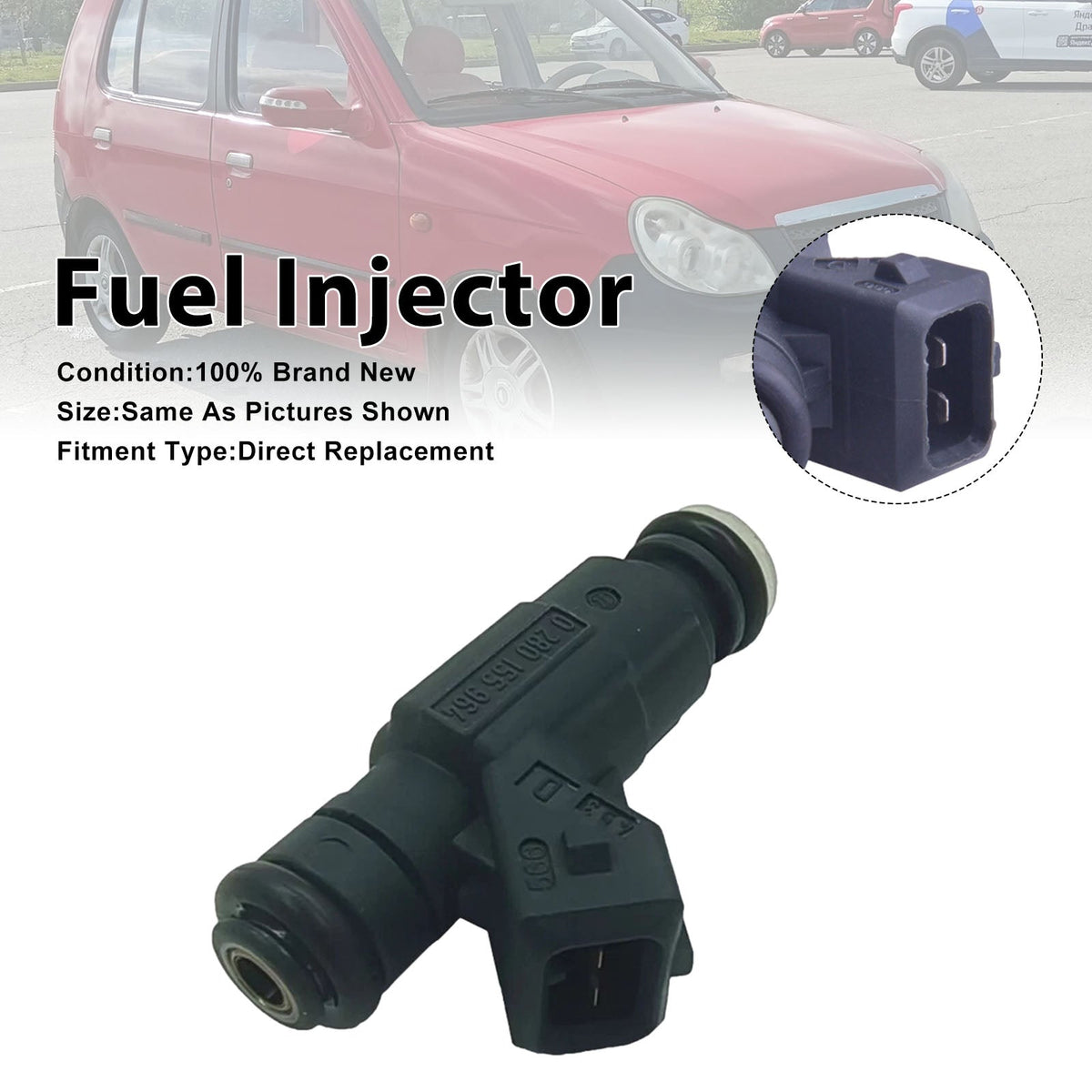 1 injecteur de carburant pour Chana Pickup 2007 et Chery QQ 2003 0280155964