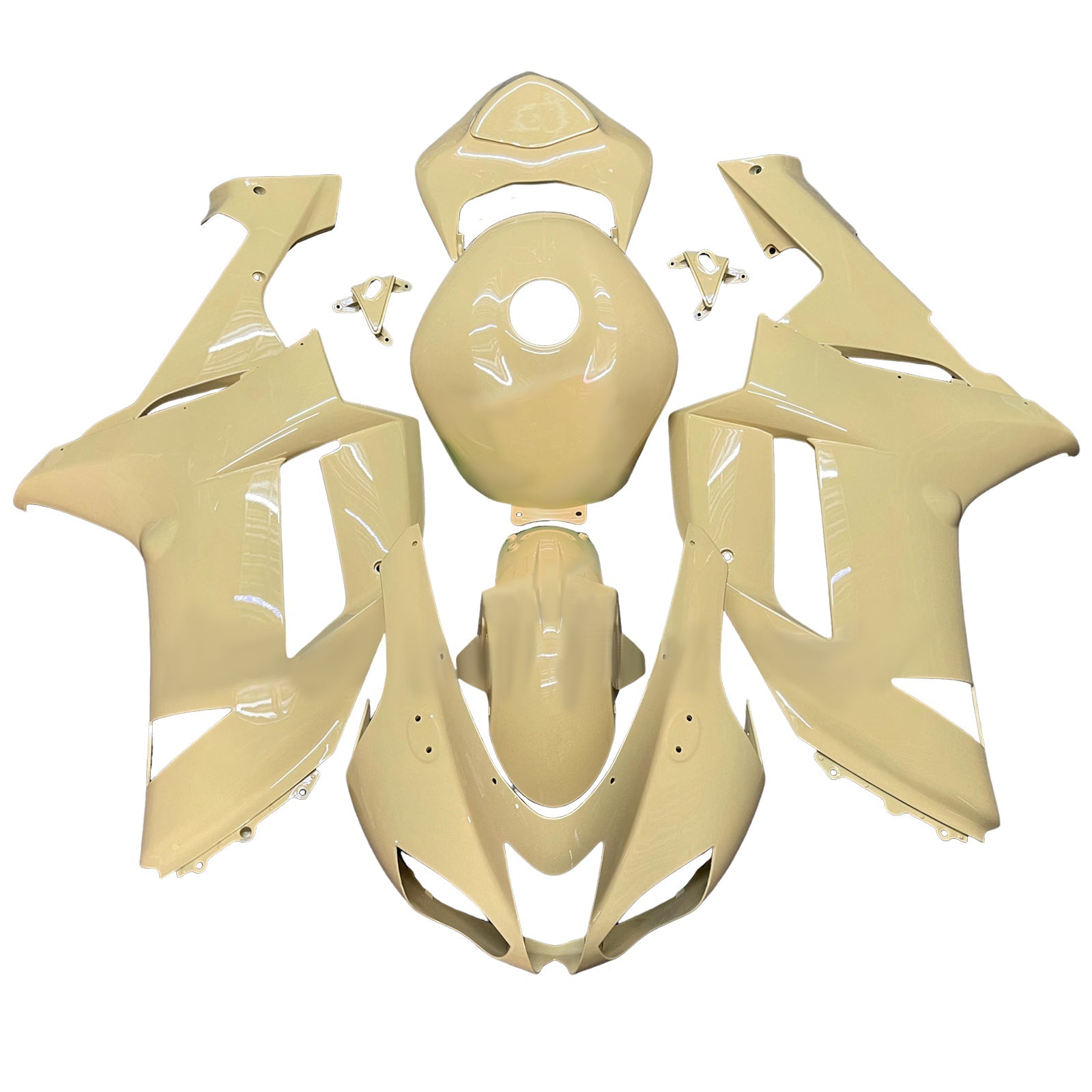 Kit de carénage par injection, carrosserie en plastique ABS pour Kawasaki ZX6R 636 2007-2008