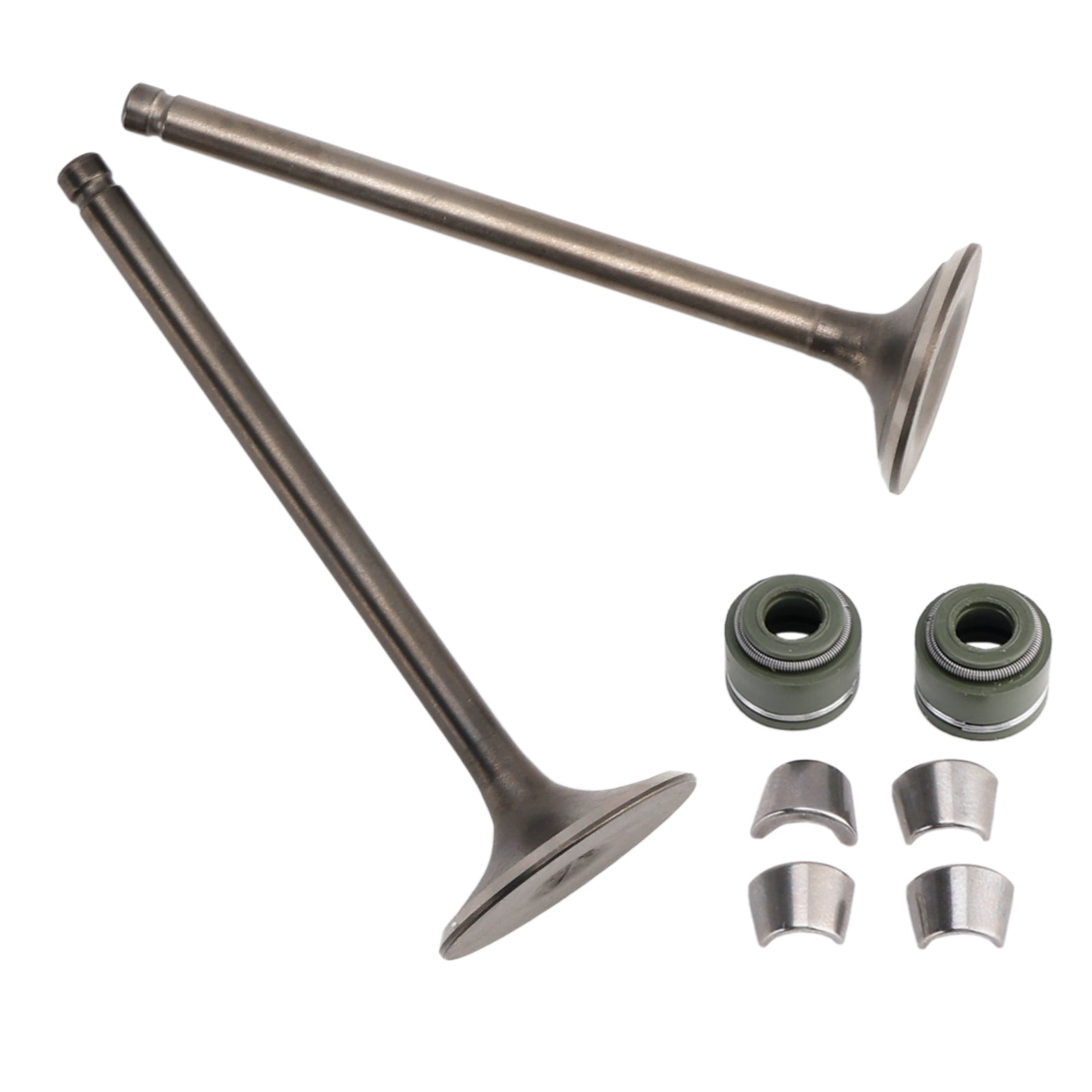 Conjunto de válvula de admisión y escape para moto de cross CG200 GS200, Mini Dirt Bike, ATV.