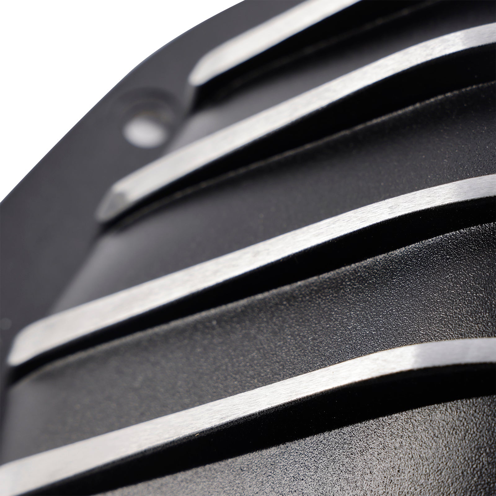 Couvercle d'extrémité arrière de différentiel en aluminium noir à 12 boulons pour camion GM Chevy C10 8,75""