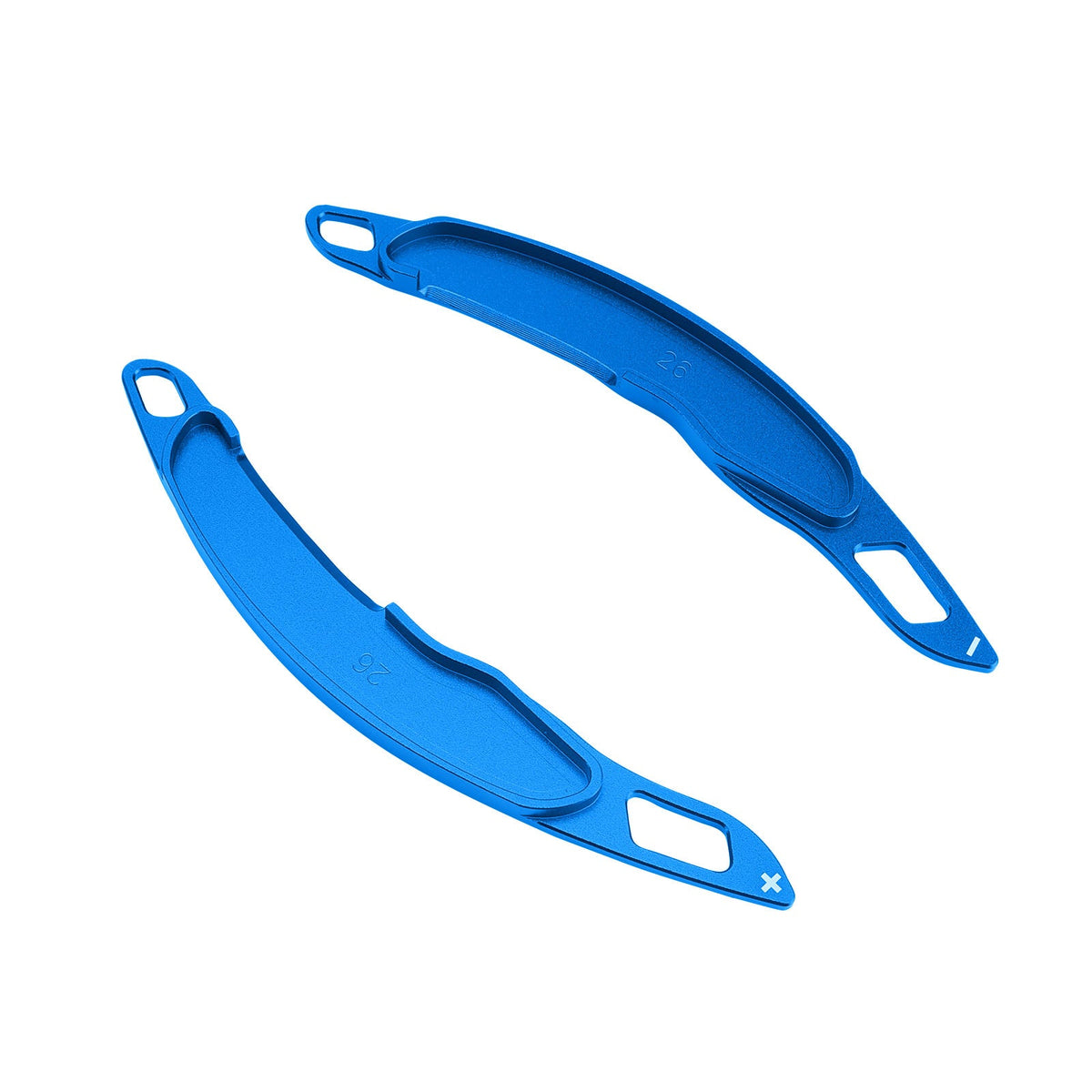 Palettes de changement de vitesse au volant pour Mitsubishi ASX 2013-15, en aluminium bleu