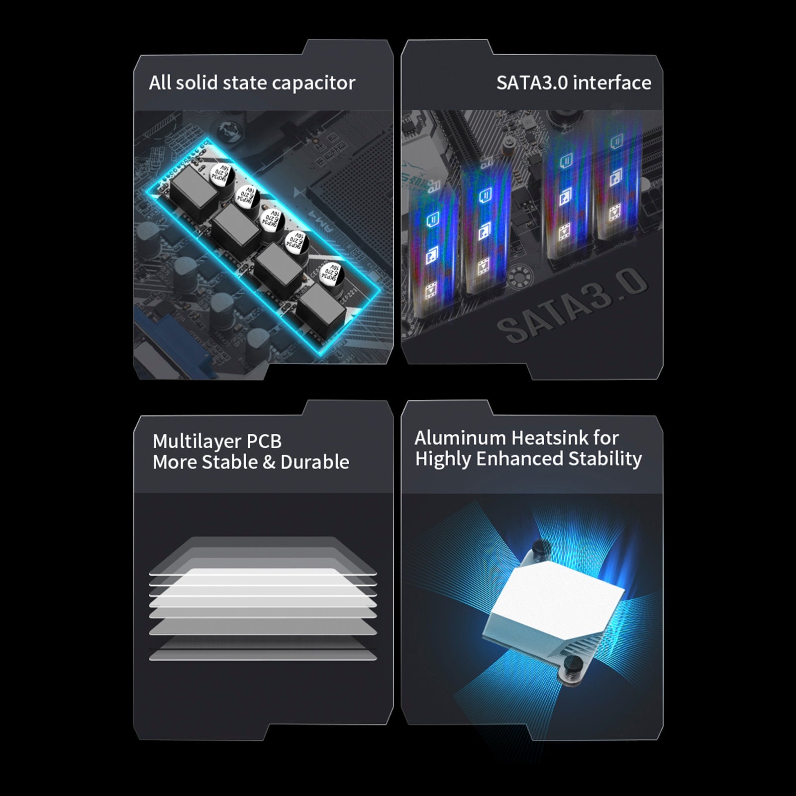 Carte mère d'ordinateur de bureau B450M-K, processeur DDR4 AM4, carte réseau Gigabit Wi-Fi NVME