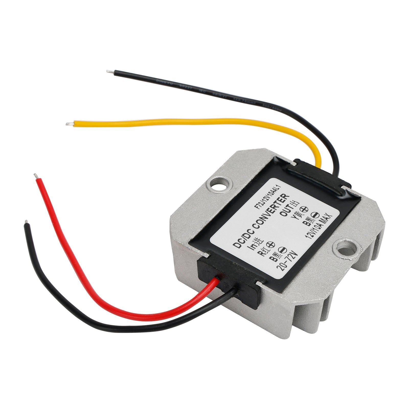 DC-DC-converter waterdicht 20-72 V, spanning verlagen tot 12 V, vermogensmodule 10 A