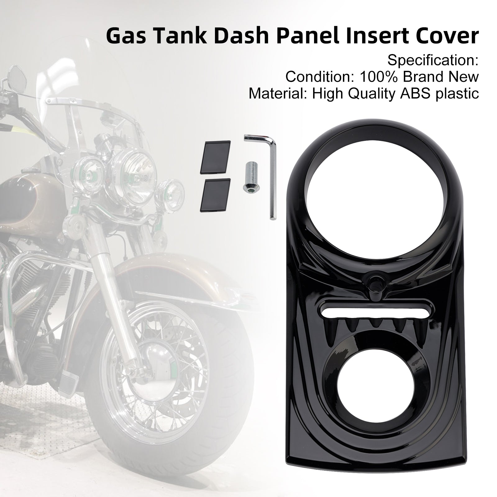 Cache de tableau de bord pour réservoir d'essence de Softail FLSTC FXST Street Glide