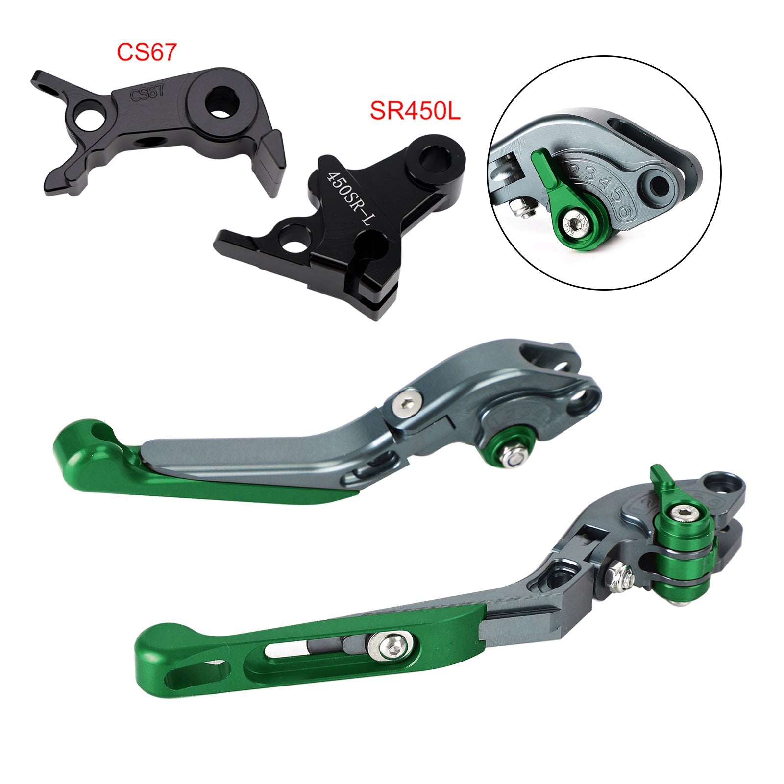 Levier de frein et d'embrayage réglable compatible avec VOGE DS900X 900DSX 2024-2026