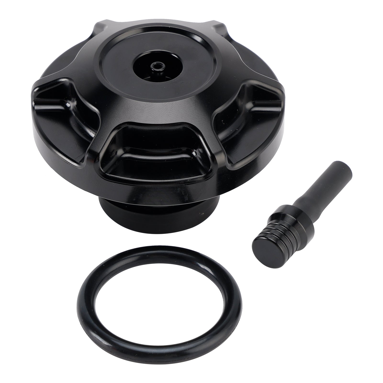 Bouchon de réservoir d'essence en aluminium avec tuyau de ventilation pour Softail Low Rider S ST Touring