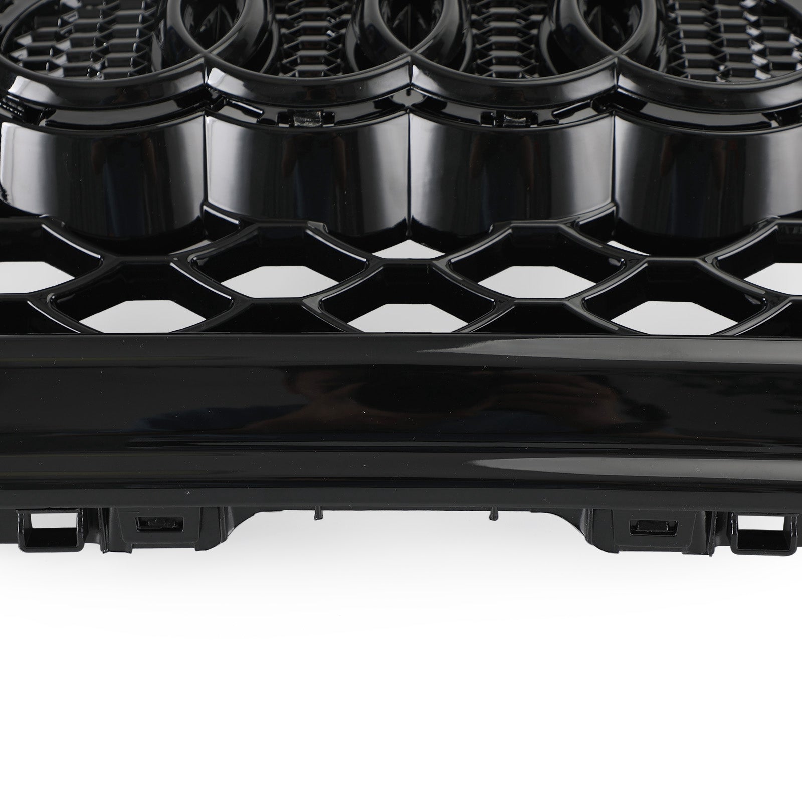 Griglia esagonale sportiva in rete a nido d'ape stile RSQ5 adatta per Audi Q5 2013-2017 Nero lucido