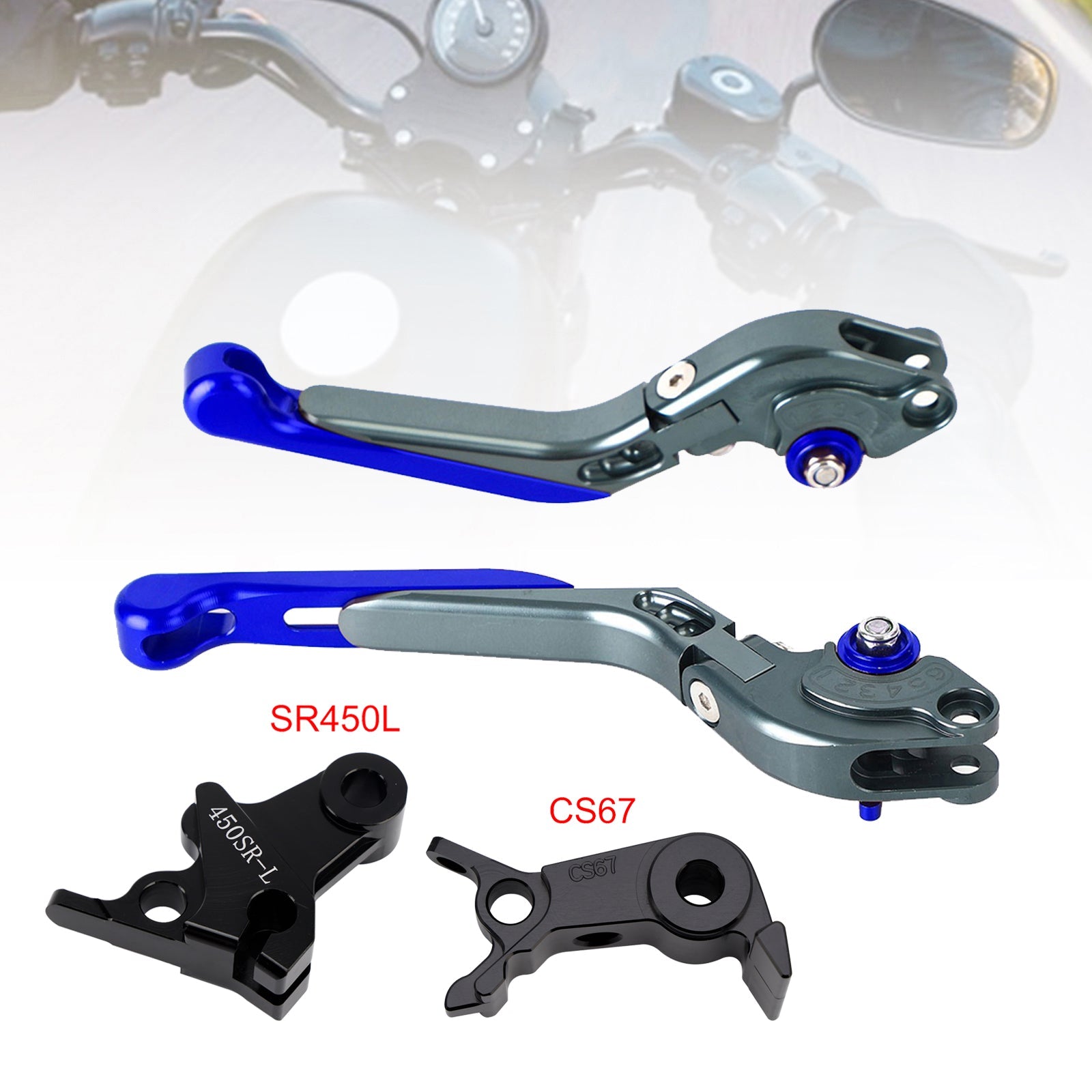 Levier de frein et d'embrayage réglable compatible avec VOGE DS900X 900DSX 2024-2026