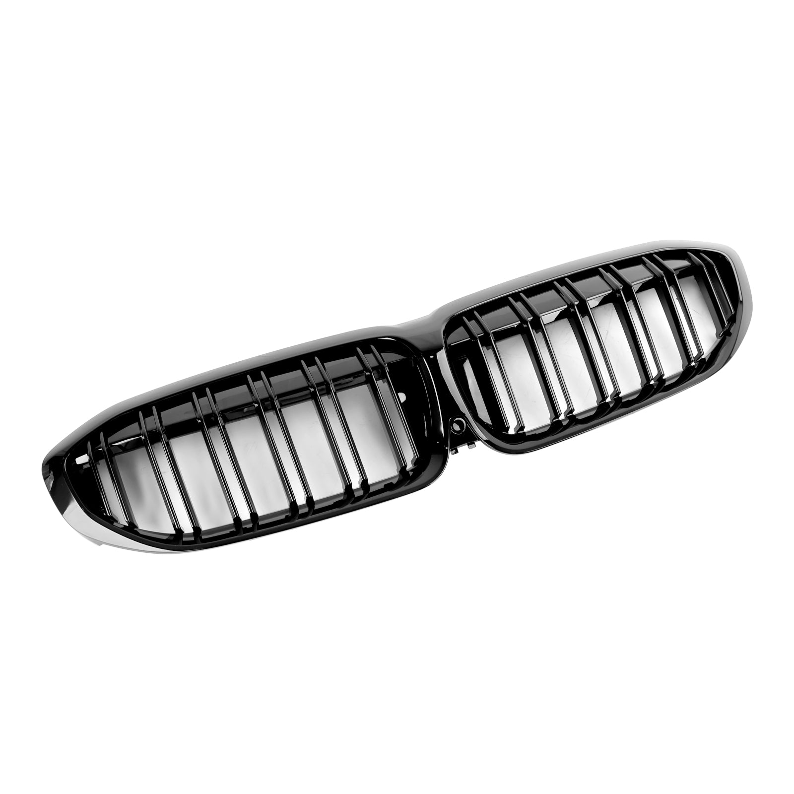 Black Dual Slat Kidney Grille Grill 51138072085 Pour BMW 3 Series G20 2019-2022