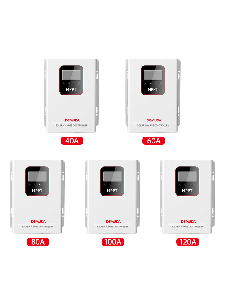 Contrôleur solaire MPPT 40 A-120 A 12 V-48 V pour stockage d'énergie photovoltaïque domestique