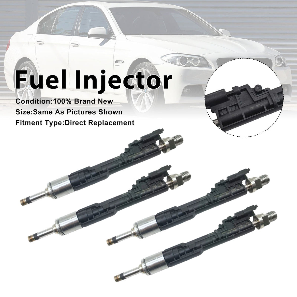 2013-2018 Pour BMW X5 F15/F85 M / xDrive50i 4.4L V8, 4 injecteurs de carburant 0261500263
