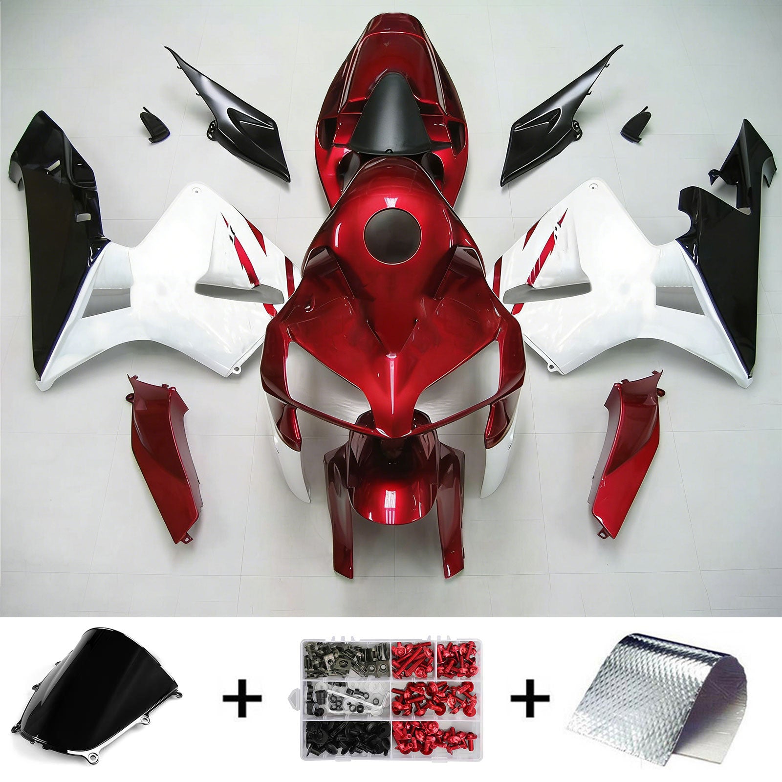 Kit de carénage par injection, carrosserie en plastique ABS pour Honda CBR600RR 2005-2006 F5