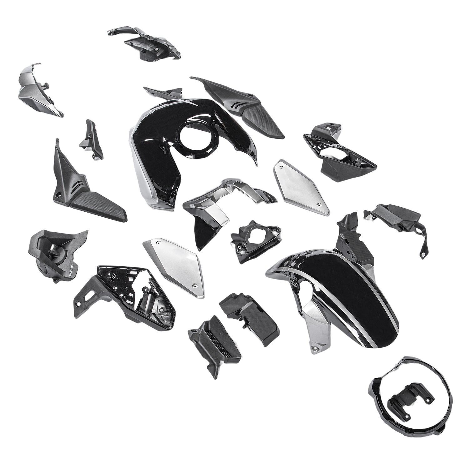 Carénage de moulage par injection en plastique ABS adapté pour Honda CB 650 R CB650R 2021-2023 11#