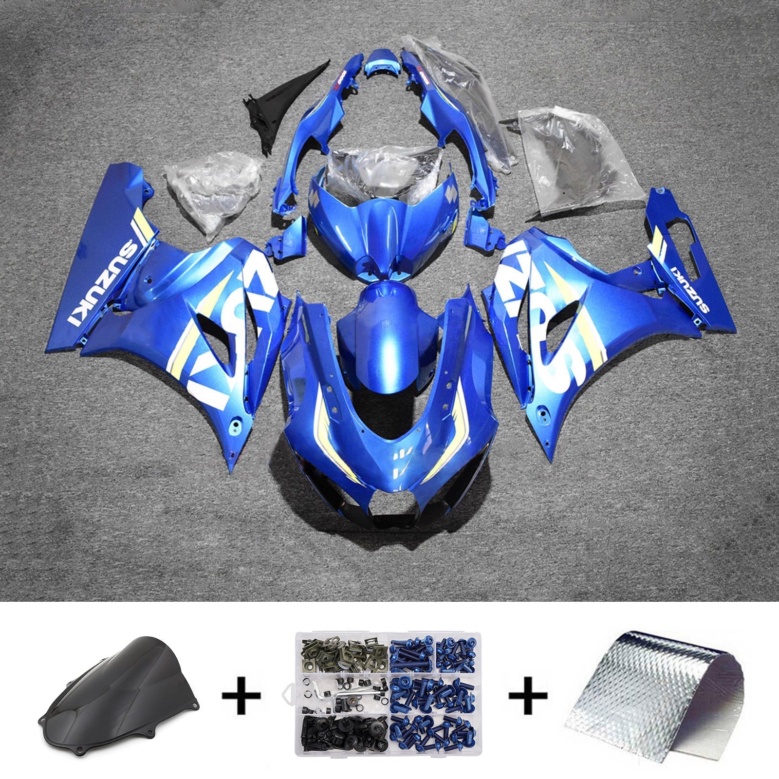Kit de carénage injecté en plastique ABS pour Suzuki GSXR1000 2017-2025 K17