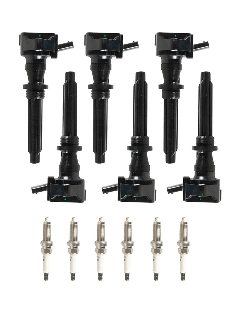 Bobines d'allumage et bougies d'allumage DX23-12A366-AC pour Land Rover LR4 V6 3.0L essence (2014-2016)
