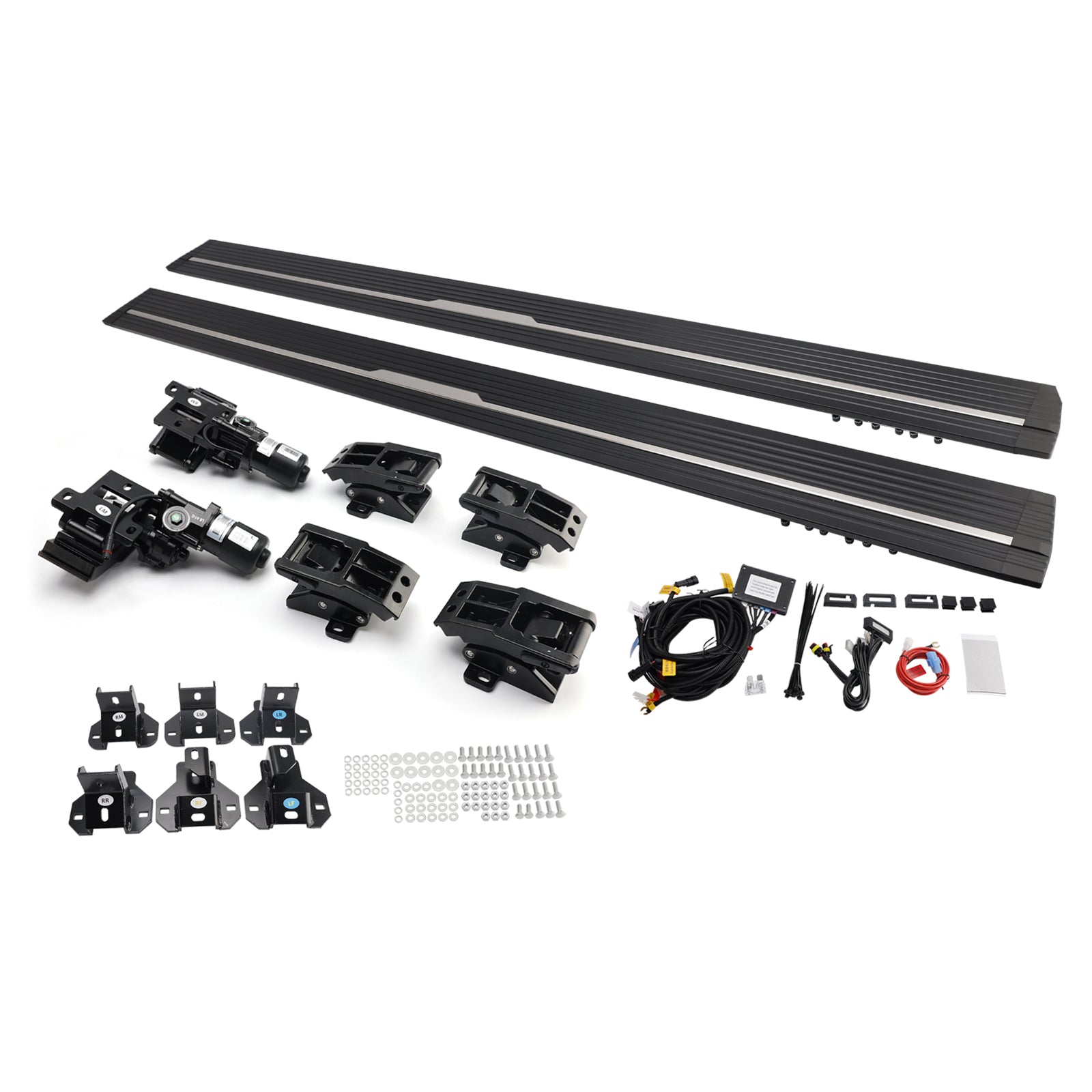Marchepieds électriques pour Ford Ranger T7/T8 2021 avec feux de marche à DEL