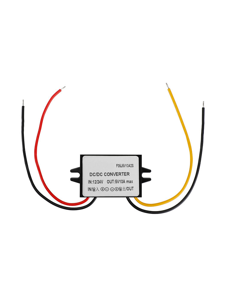 Adaptateur d'alimentation pour voiture, convertisseur CC-CC 12/24 V, abaisseur vers 5 V, 10 A, 25 W