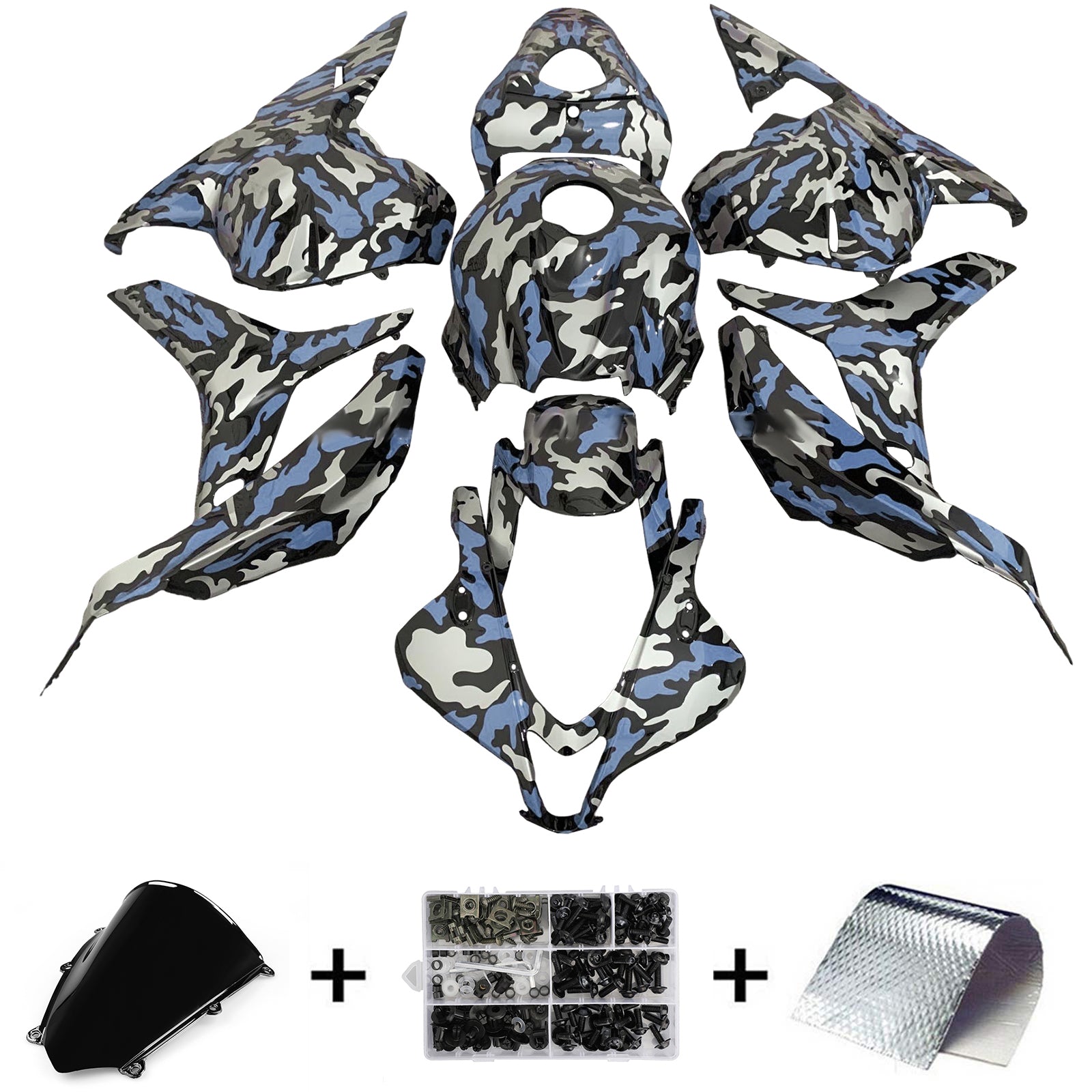 Kit de carénage en plastique ABS pour Honda CBR600RR 2009-2012 F5
