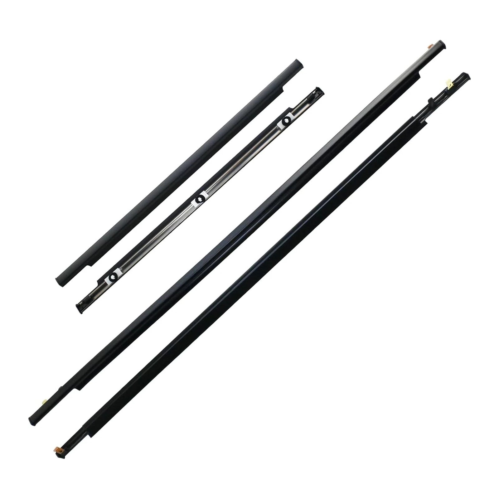 Joint d'étanchéité de moulure de fenêtre (4 pièces) pour Toyota FJ Cruiser (2007-2014).