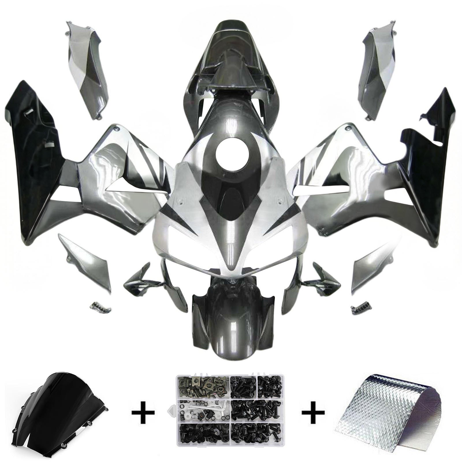 Kit de carénage par injection, carrosserie en plastique ABS pour Honda CBR600RR 2003-2004 F5
