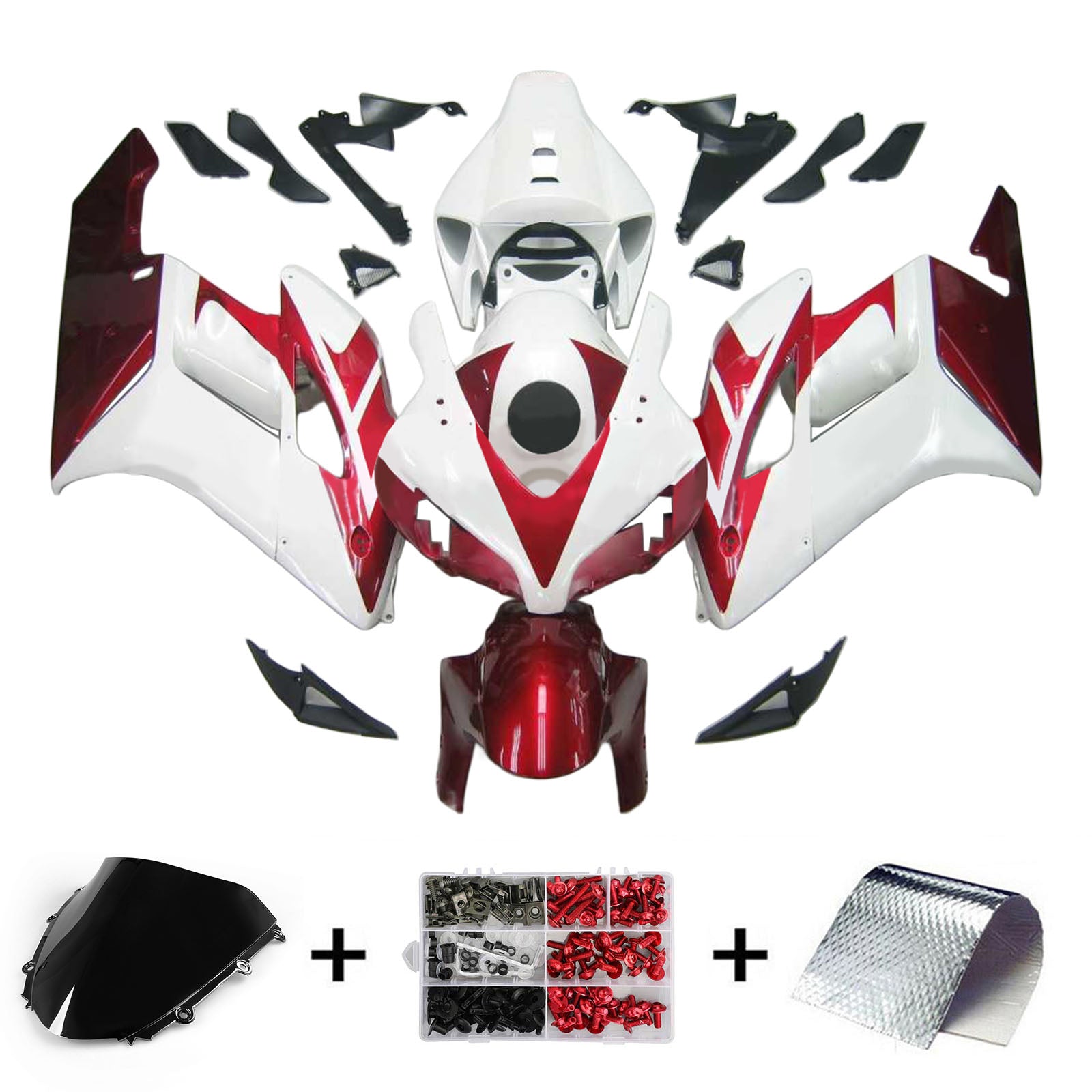 Kit de carenado de inyección, carrocería de plástico ABS para Honda CBR1000RR 2004-2005