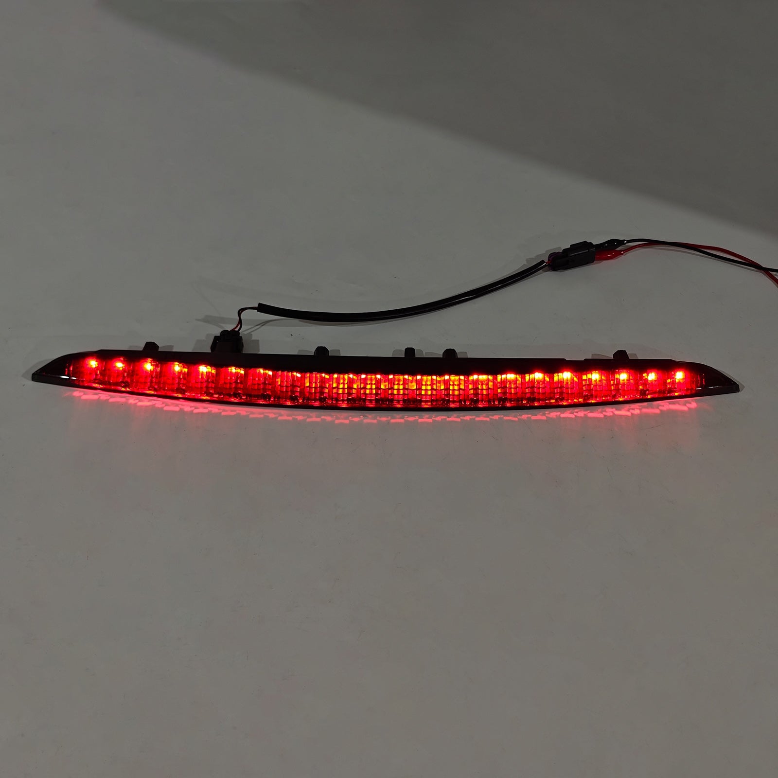 Luz de parada trasera elevada para Lincoln MKX 2016-2018 FA1Z-13A613-AB, lente negra