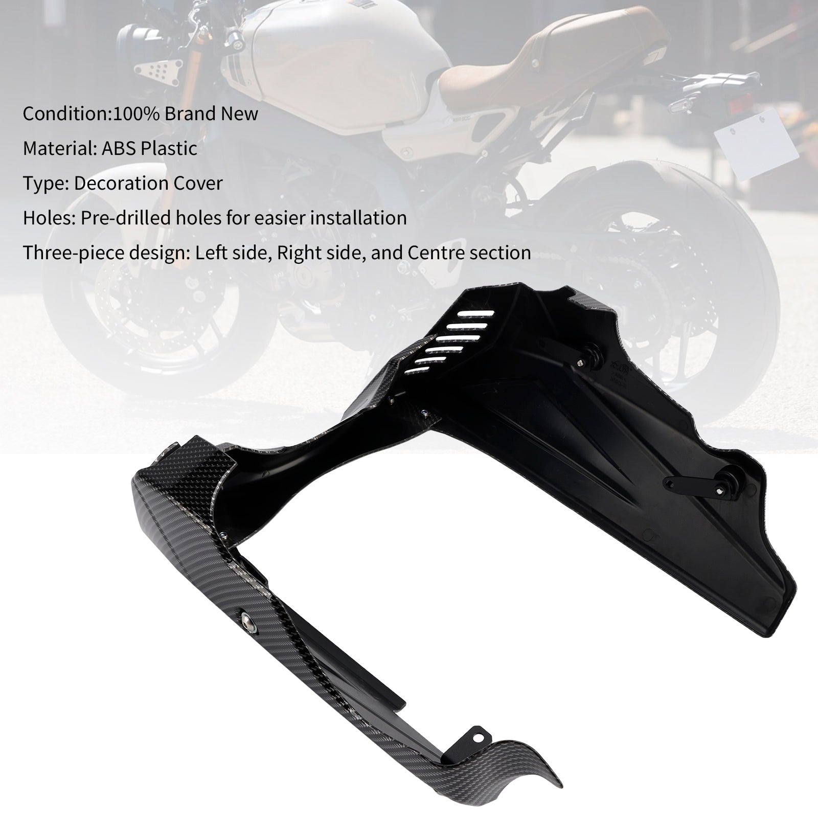 Sabot moteur inférieur et protection de carénage pour Yamaha XSR900 (2022-2025)