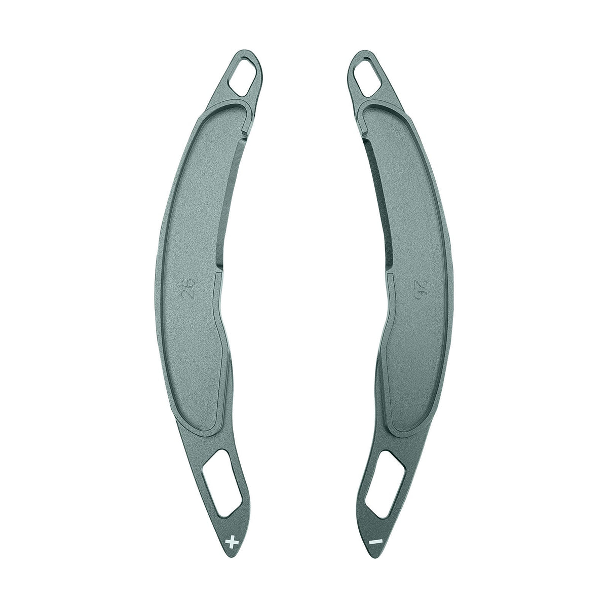 Stuurschakelpaddles voor Mitsubishi ASX 2013-2015, aluminiumgrijs