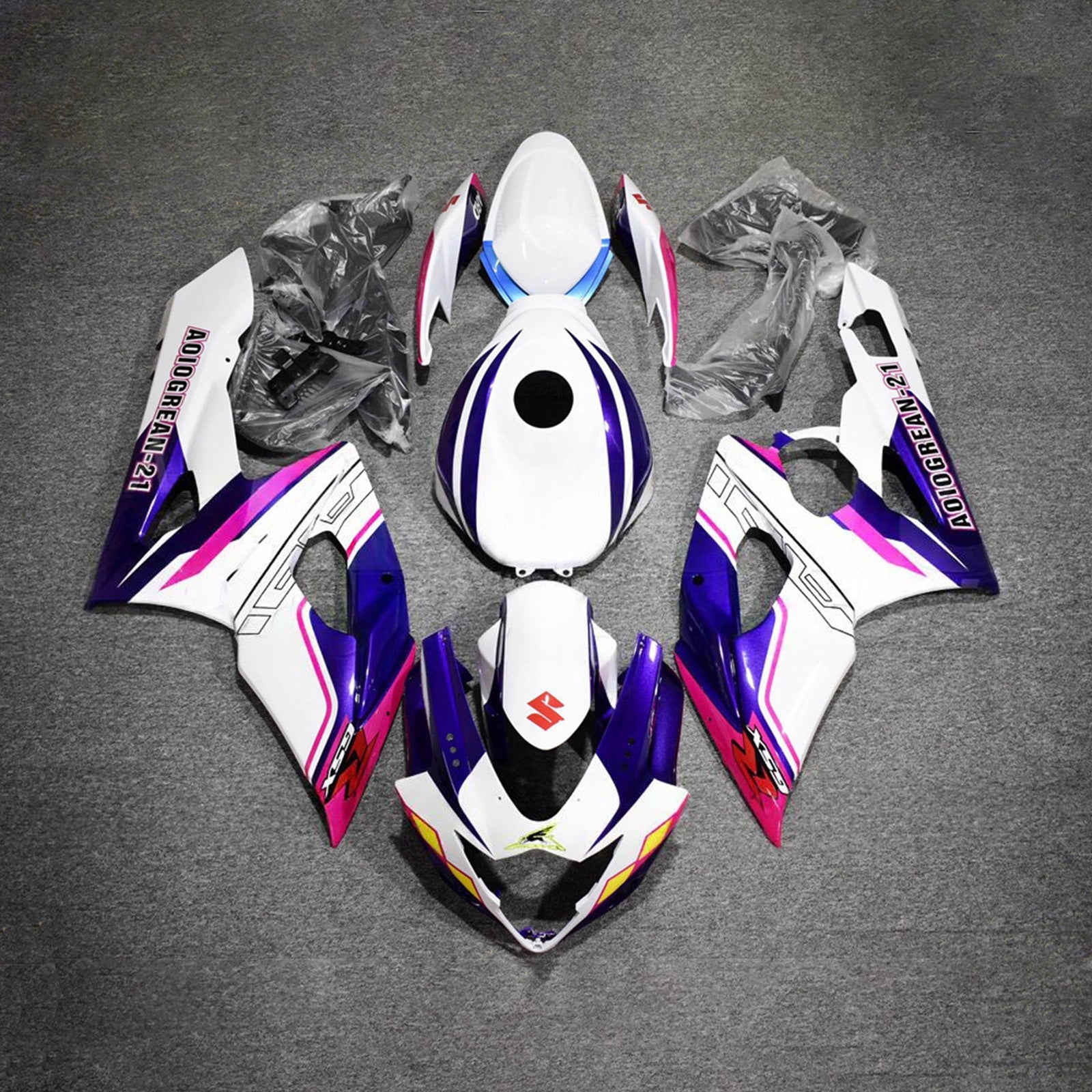 ABS kunststof geïnjecteerde kuipset voor Suzuki GSXR1000 2005-2006 K5