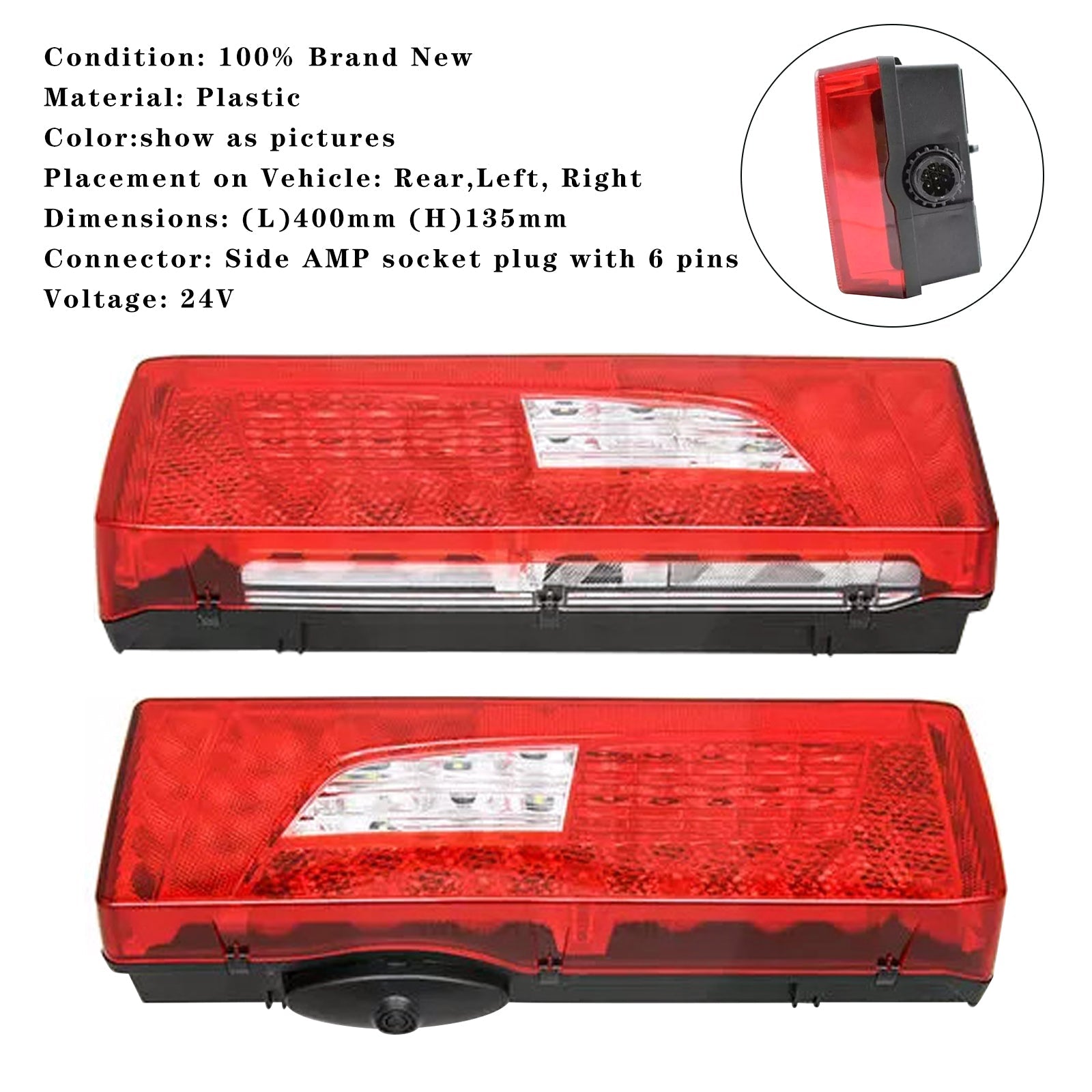 2016 - Scania Trucks Serie L, P, G, R, S 2x luci posteriori a LED 2380955+2241859 2380953