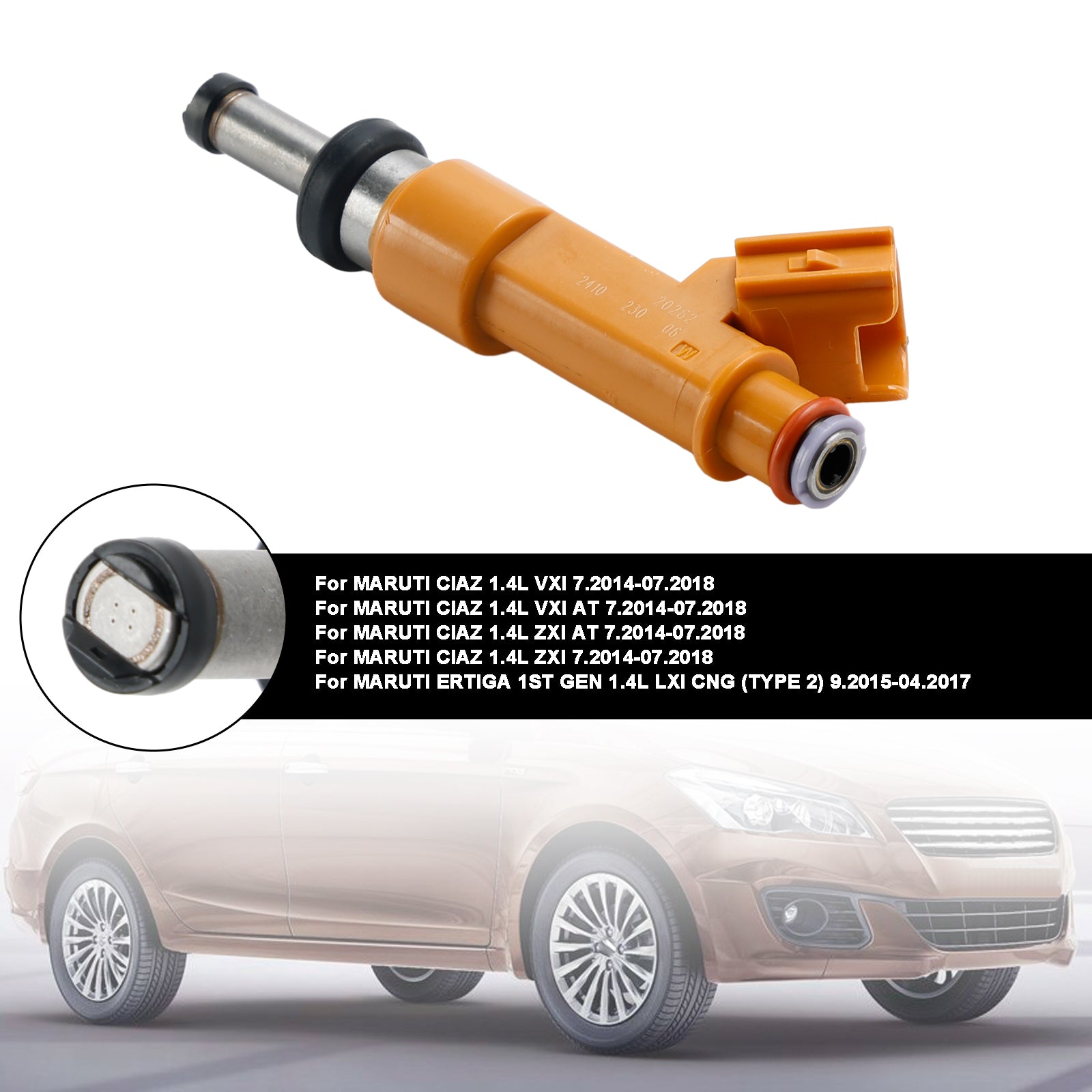 1 injecteur de carburant 15710M83P00 pour MARUTI CIAZ 1,4 L ERTIGA SWIFT DZIRE