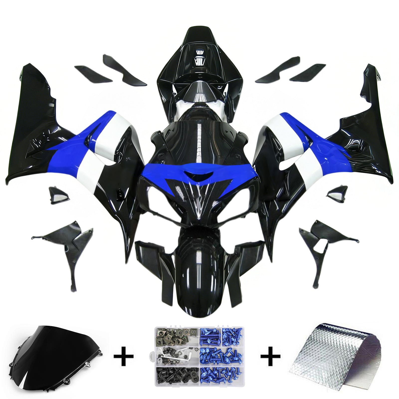 Kit de carénage injecté en plastique ABS pour Honda CBR1000RR 2006-2007