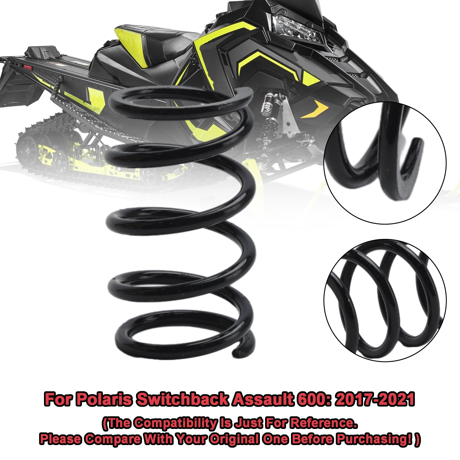 Molla frizione trasmissione primaria 7043342 per Polaris Switchback Rush RMK Indy, 7043829