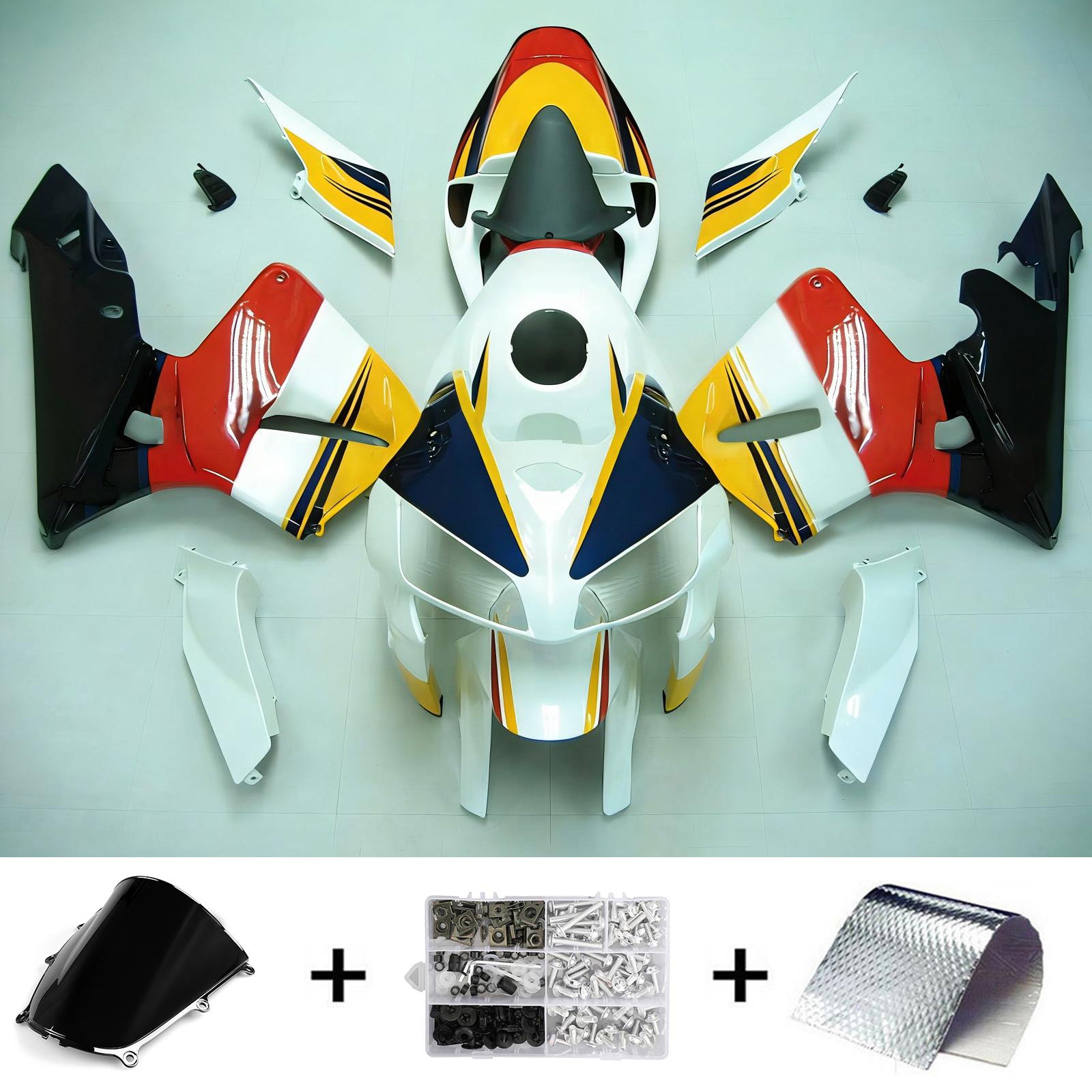 Kit de carénage par injection, carrosserie en plastique ABS pour Honda CBR600RR 2005-2006 F5