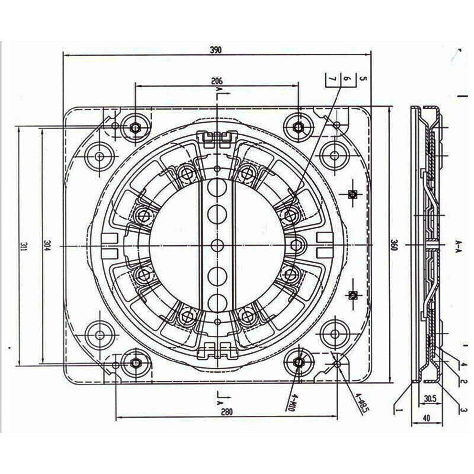 Universal Motorhome Seat Turntable Motorhome Chasis Modificaciones Camper Van Parts